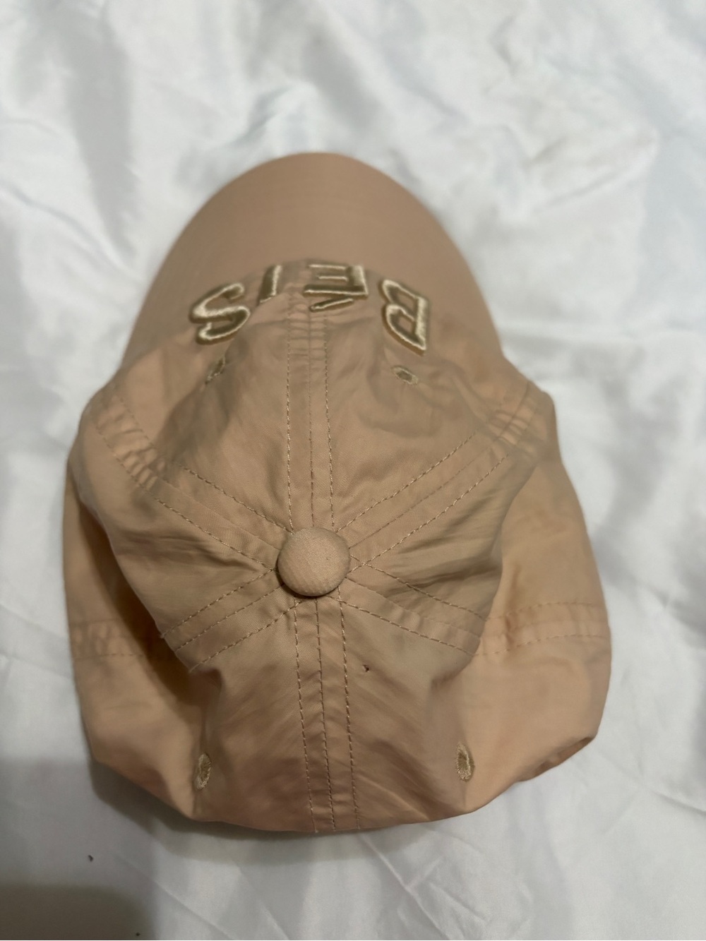 BEIS Tan Baseball Cap with Gold Embroidery - Picture 7 of 9